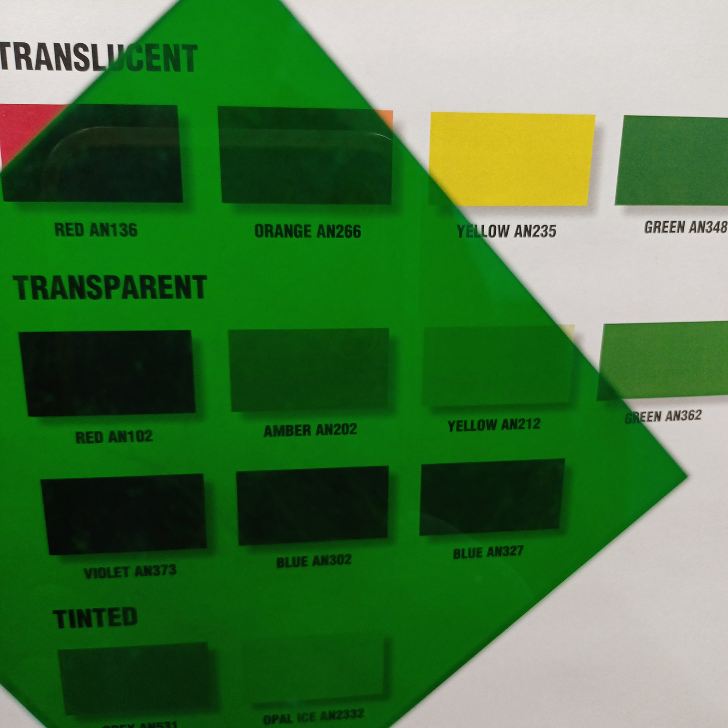 Acrylic Sheet | Tint