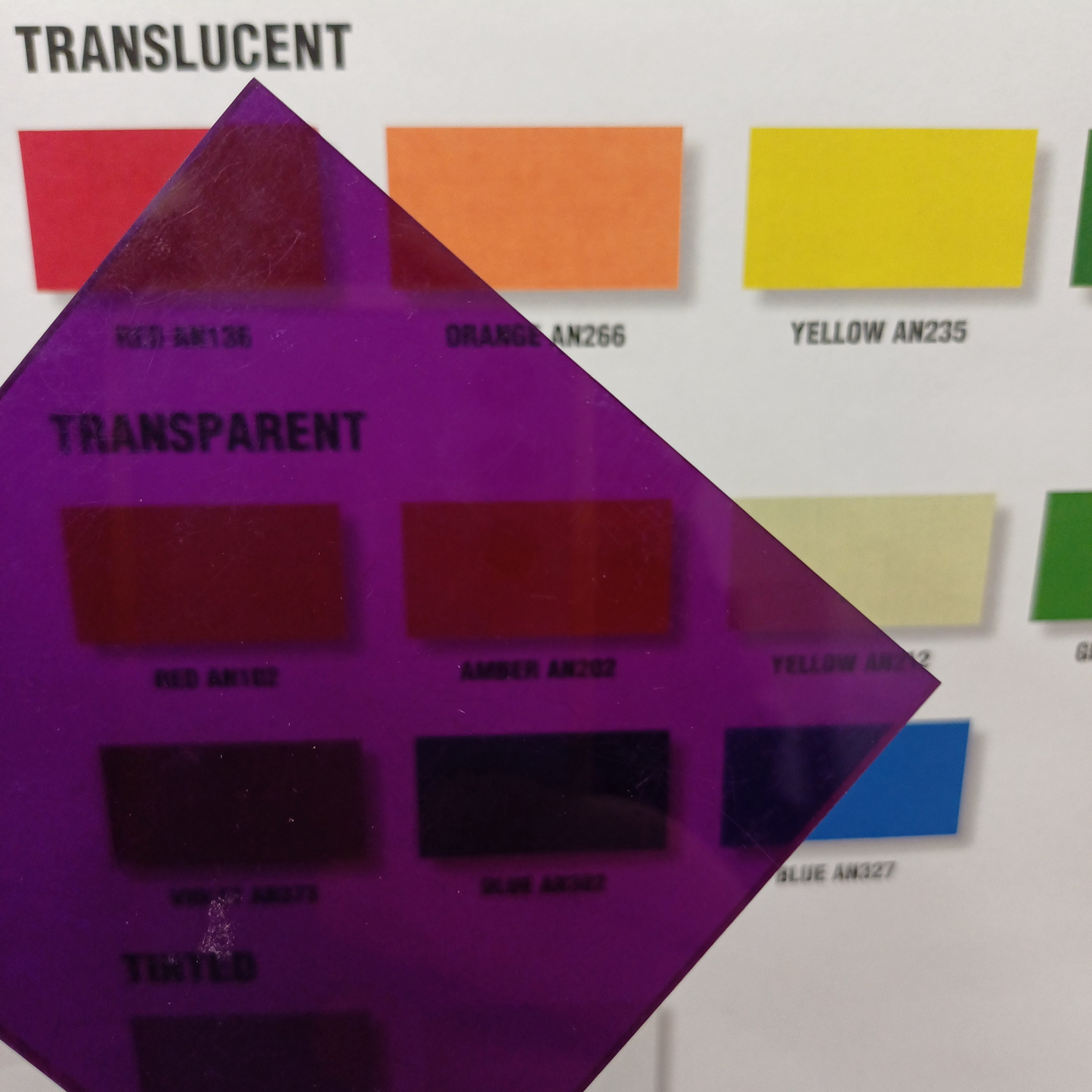 Acrylic Sheet | Tint